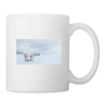 Majestätischer Eisbär in der Arktis 🐻❄️ - Tasse - Weiß - Rechts