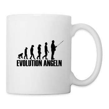 Angeln - Tasse - Weiß - Rechts