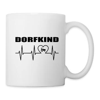 Dorfkind - Tasse - Weiß - Rechts