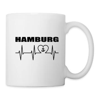 Hamburg - Tasse - Weiß - Rechts