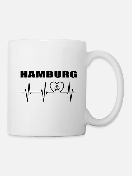 Hamburg - Tasse - Weiß