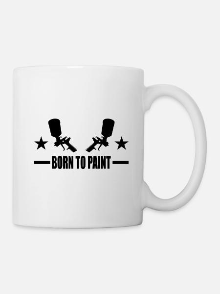 Lackierer - Tasse - Weiß