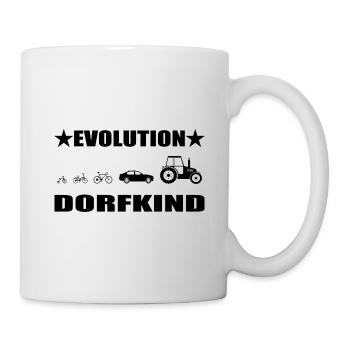 Dorfkind - Tasse - Weiß - Rechts