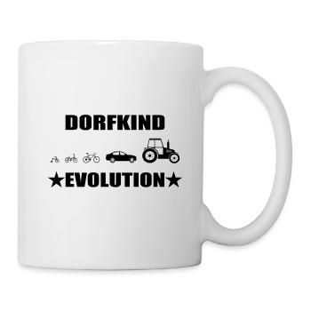 Dorfkind - Tasse - Weiß - Rechts