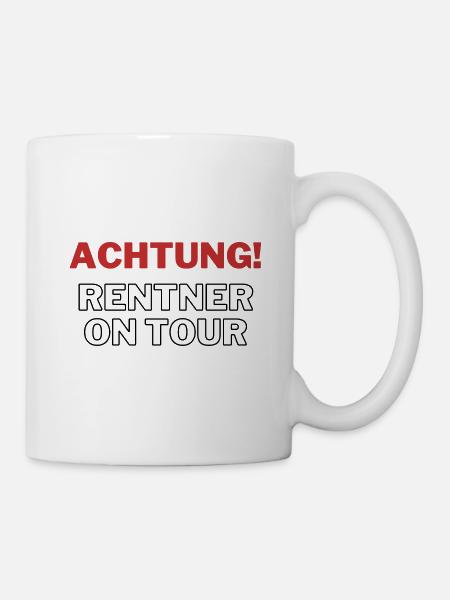 Achtung Retner - Tasse - Weiß