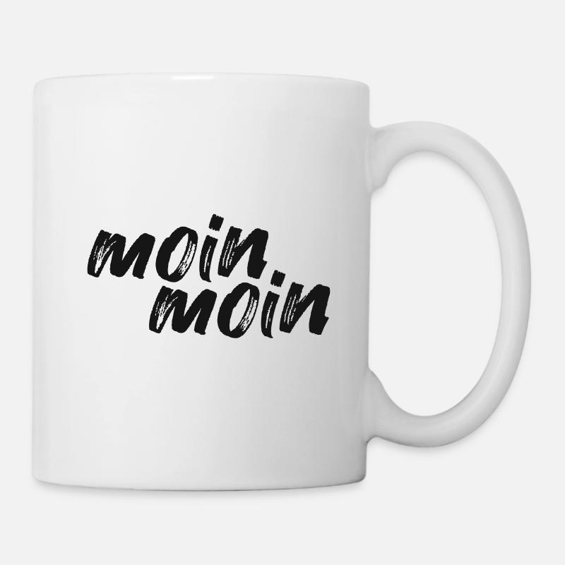 Moin Moin - Tasse - Weiß