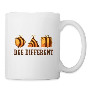 Bee Different Beekeeper Hive Beekeeping Honey Bee - Tasse - Weiß - Rechts