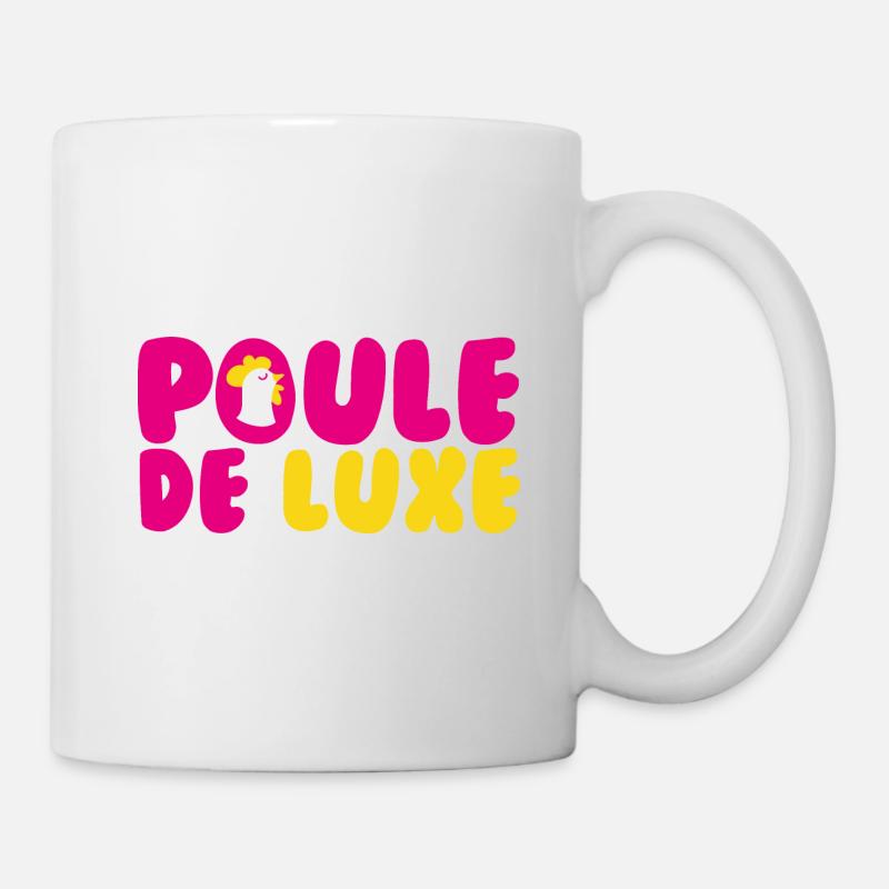 Poule de luxe - Mug blanc - blanc