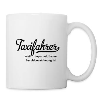 Taxifahrer - Tasse - Weiß - Rechts