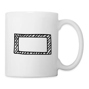 Rahmen - Tasse - Weiß - Rechts