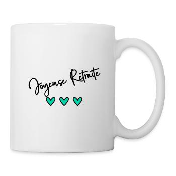 RETRAITE. BONNE RETRAITE. JOYEUSE RETRAITE - Mug blanc - blanc - Droite