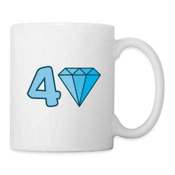 40th Birthday Diamant - Mug - white - Right