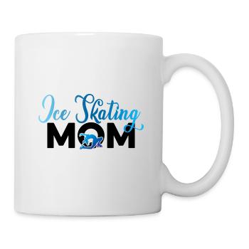 Ice Skating Mom Graphic Figure Skater Ice Skater S - Tasse - Weiß - Rechts