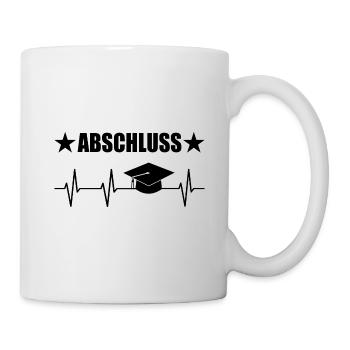 Abschluss - Tasse - Weiß - Rechts