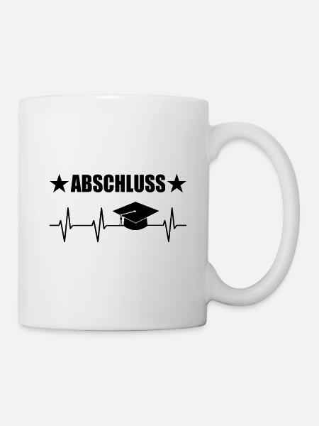 Abschluss - Tasse - Weiß