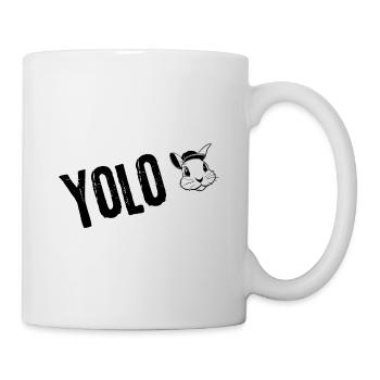 YOLO-Lebensstil | Jugendwort - Tasse - Weiß - Rechts