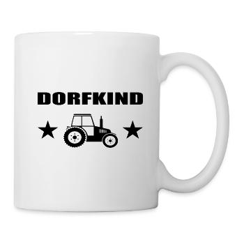 Dorfkind - Tasse - Weiß - Rechts