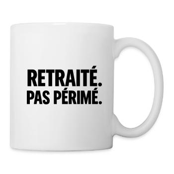 Retraité Cadeau humour départ à la retraite - Mug blanc - blanc - Droite
