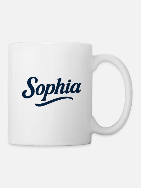 Abstract Watercolor Design - Mug - white