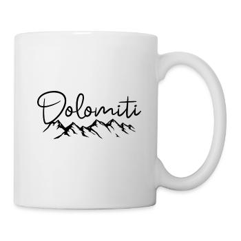 Dolomites Alpes Italie - Mug blanc - blanc - Droite