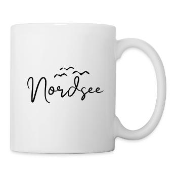 Nordsee Möwen Küste Meer - Tasse - Weiß - Rechts
