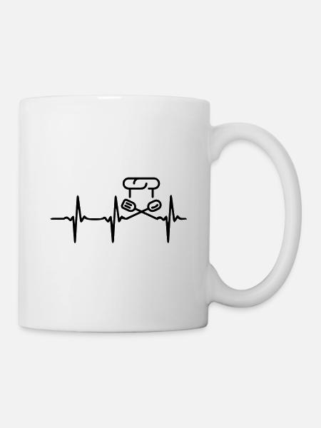 Battement de coeur - Mug blanc - blanc