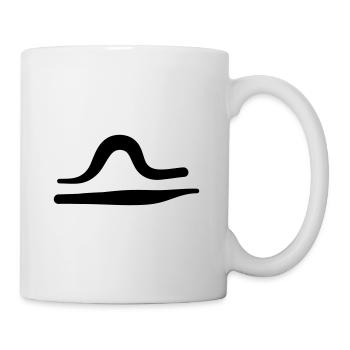 Waage Sternzeichen - Tasse - Weiß - Rechts