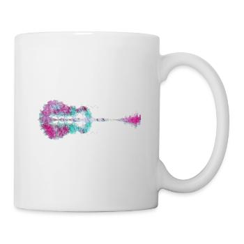 Natur Gitarre - Tasse - Weiß - Rechts