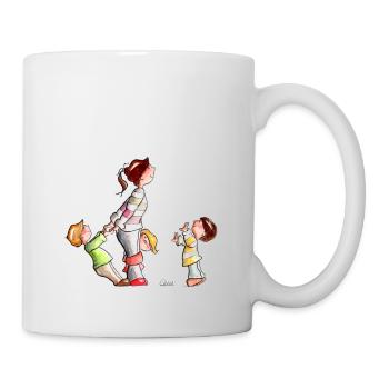 Kinder - Tasse - Weiß - Rechts