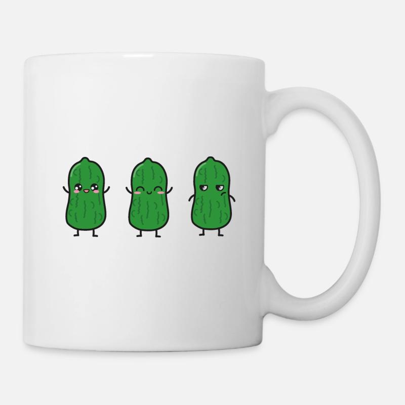 Sour Cucumber Funny Sweet - Mug - white