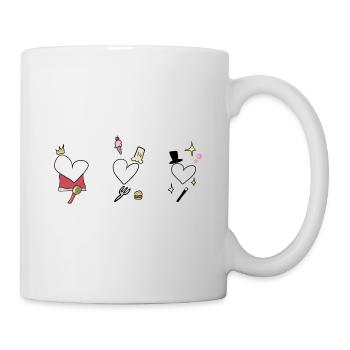 herzen herz - Tasse - Weiß - Rechts