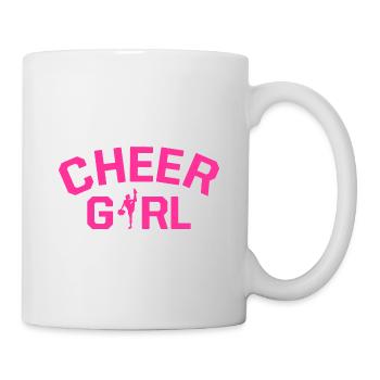 Cheer Girl Cheerleading Cheerleader Cheerdance Gym - Tasse - Weiß - Rechts