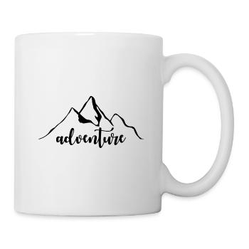 Adventure Graphic Hiking Hiker Mountaineering Trek - Tasse - Weiß - Rechts