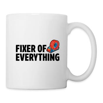 Fixer Of Everything Car Lover Automobile Mechanic - Mug - white - Right