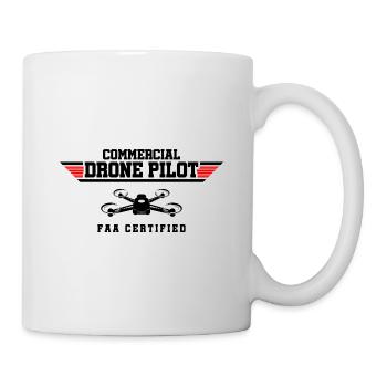 Commercial Drone Pilot FAA Certified Drone Pilot D - Mug - white - Right