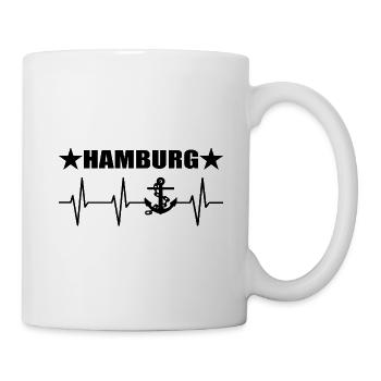 Hamburg - Tasse - Weiß - Rechts