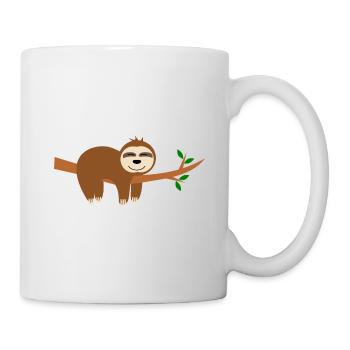 Sloth funny - Mug - white - Right