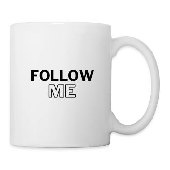 Follow Me - Tasse - Weiß - Rechts