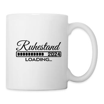 Ruhestand 2024 loading - Tasse - Weiß - Rechts