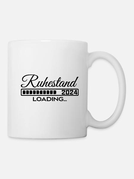 Ruhestand 2024 loading - Tasse - Weiß