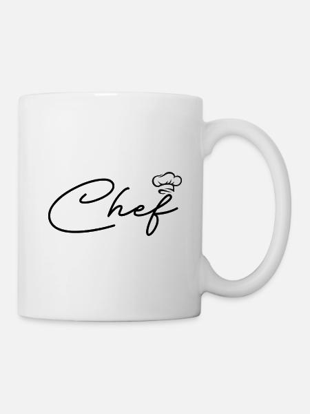 Personalisierter Küchenchef - Tasse - Weiß