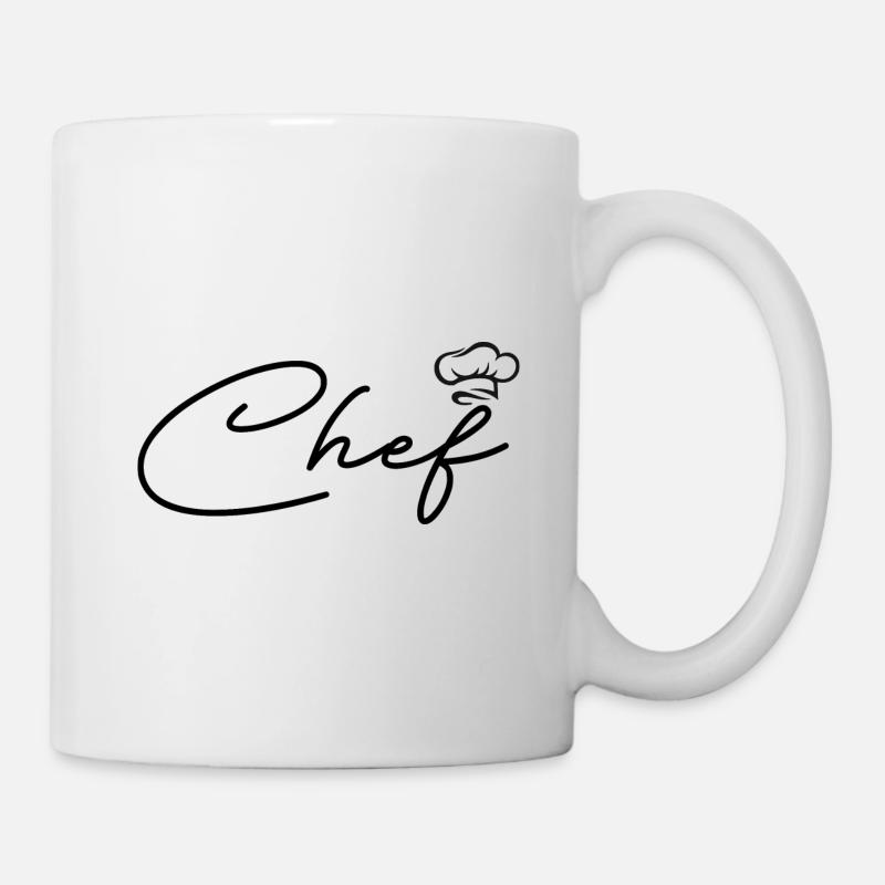Personalisierter Küchenchef - Tasse - Weiß