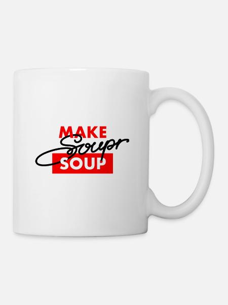 Soupr-Suppe zubereiten - Tasse - Weiß