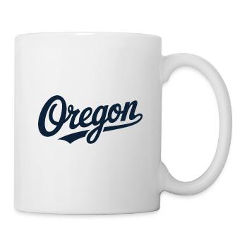 Oregon Portland Amerika Bundesstaat für Oregon - Tasse - Weiß - Rechts