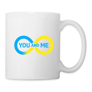 Vivid friendship illustration - Mug - white - Right