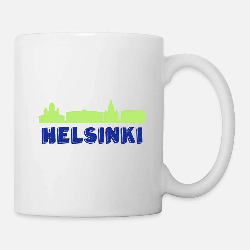 Helsinki - Tasse - Weiß