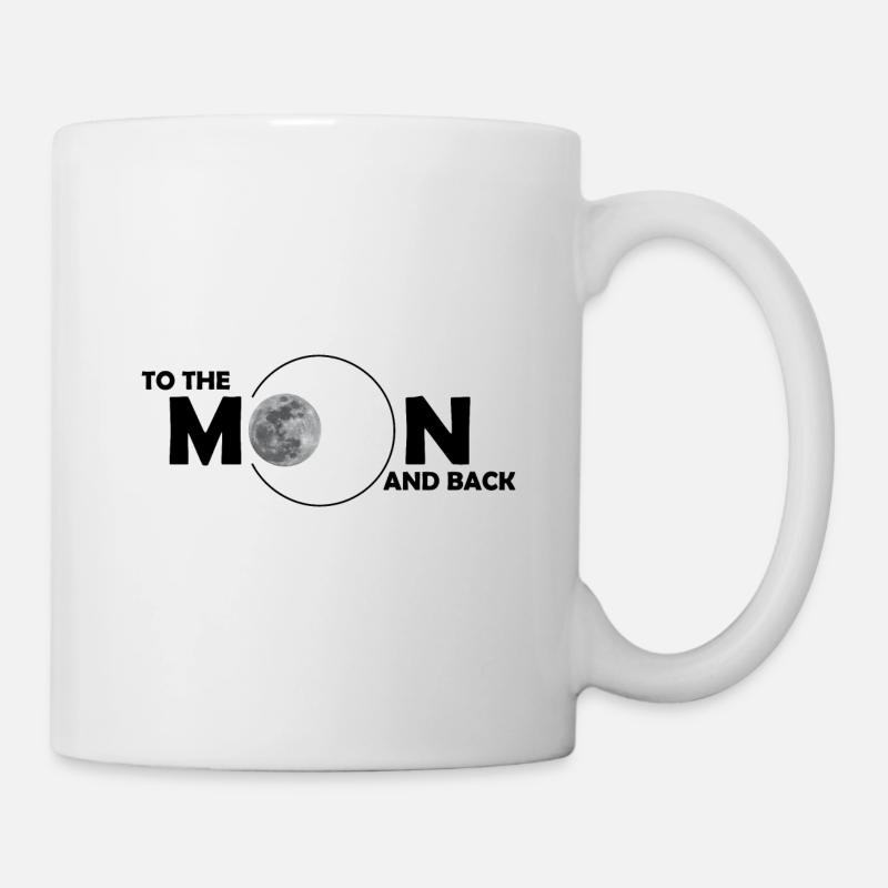 To the Moon and back - Tasse - Weiß