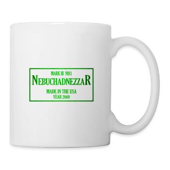 Nebuchadnezzar Schiff Matrix Geschenkidee - Tasse - Weiß - Rechts