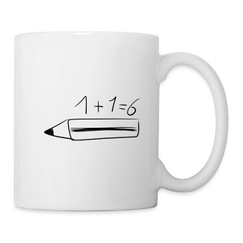 stift zeichnen - Tasse - Weiß - Rechts