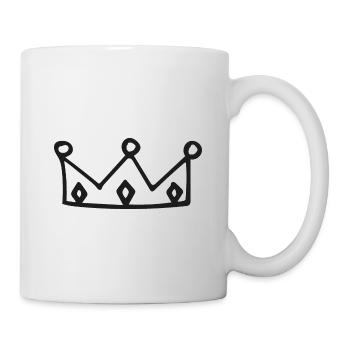 Crown Drawing Sketch - Mug - white - Right